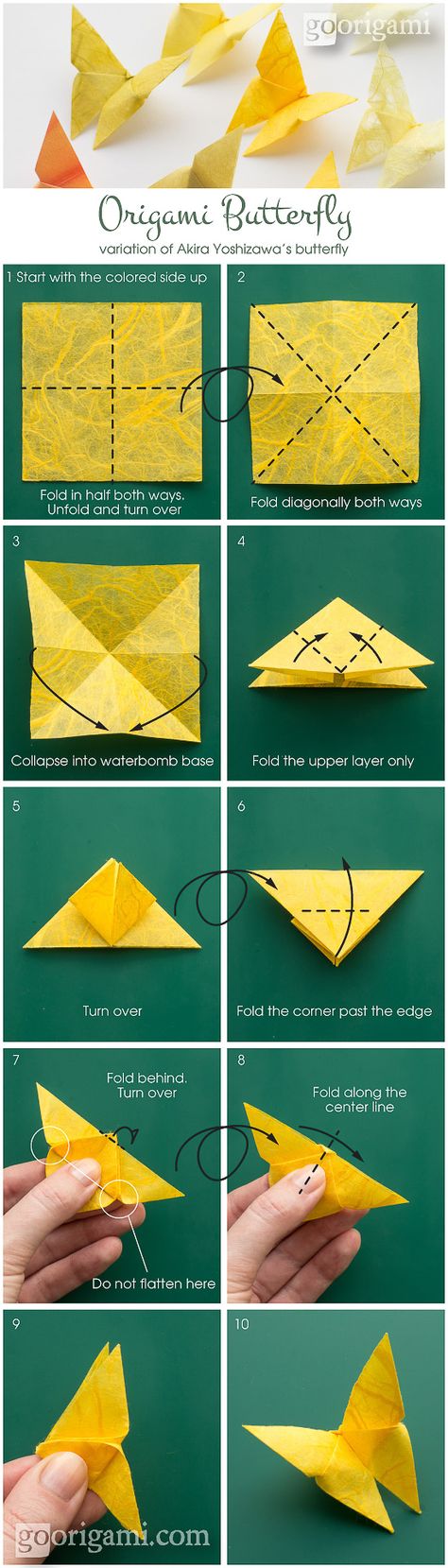 Best Origami Butterfly Ever — Instructions - Go Origami Tutorial Origami, Collaborative Art Projects, Folding Origami, Instruções Origami, Origami Butterfly, Useful Origami, Collaborative Art, Diy Origami, Crafts Paper