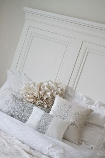 Build A Headboard, Diy Headboards, Bed Plans, Diy Headboard, Queen Headboard, King Headboard, Panel Headboard, Stylish Bedroom, White Furniture