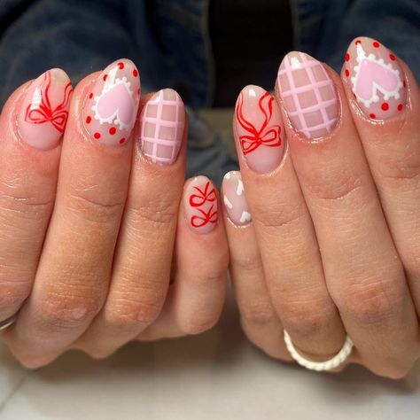 Cowboy Nails, Berry Nails, Teen Nails, Valentines Nail, Ideas Uñas, Hello Nails, Girl Nails, Nail Time, Summery Nails