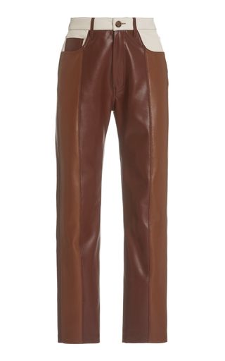 Thread Journal, Styling Pants, Faux Leather Pants, Mode Vintage, Narnia, Straight Leg Pants, Moda Operandi, Fashion Item, Fashion Collection