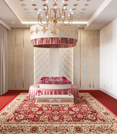 Baba ji room | Edifice on Behance Guru Granth Sahib Ji Room At Home, Palki Sahib Design For Home, Babaji Room Design, Home Gurudwara Design, Baba Ji Room Design, Guru Dwara, Temple Interior Design, Temple Room, Guru Granth Sahib Ji