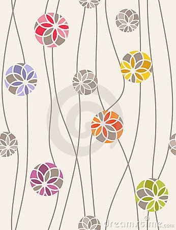 Seamless vector pattern of floral medallions. by Isveta, via Dreamstime Purple Spring Flowers, Print Design Art, Plant Vector, Textile Pattern Design, Floral Prints Art, Seamless Pattern Vector, Christmas Vectors, Floral Background, Textile Patterns