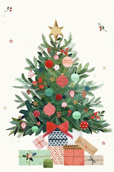 Christmas Advocate Art, Santa Crafts, Christmas Illustrations, Xmas Wishes, Christmas Phone Wallpaper, 카드 디자인, Advocate Art, Christmas Tags, Christmas Drawing