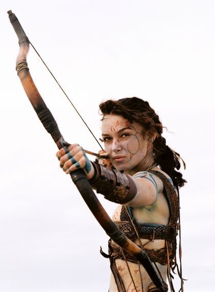 Artemis Bow, Cat Warrior, Archery Girl, Roi Arthur, Joel Edgerton, Keira Knightly, Clive Owen, Celtic Warriors, Hugh Dancy