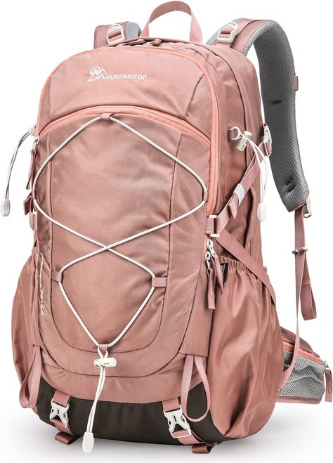 MOUNTAINTOP 40L Hiking Backpack Women's Travel Backpack Multifunctional Trekking Backpack Outdoor Backpack with Rain Cover