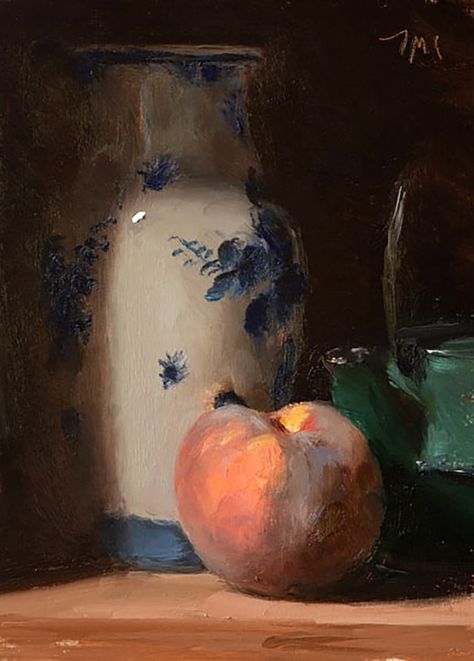 Delft Vase, Japanese Teapot, Still Life Oil Painting, Daily Painting, Learn Art, Painting Still Life, Still Life Art, British Artist, Pablo Picasso