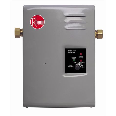 Rheem RTE-13 Electric Tankless Water Heater - 13 kW On Demand Water Heater, Water Heater Accessories, Rv Water Heater, Cabin Office, Tankless Hot Water Heater, Rv Water, Drawing Water, Rv Tips, Warm Home Decor