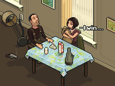 Leon The Professional Fanart, Leon Matilda, Queen Sophia, Jean Reno, Polygon Art, Pixel Art Games, Pixel Games, Live Action Movie, Professional Art