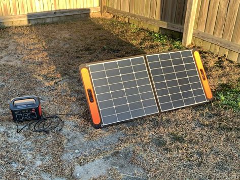 100 Watt Solar Panel, T Design, Portable Power Station, Going To Rain, Tech Blog, Emergency Prepping, Following Directions, Power Outage, Go Hiking