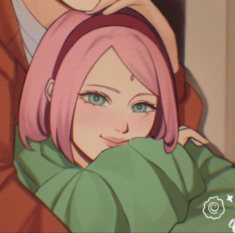 by @tenartistt on twitter Sakura Uchiha Icon, Sakura Haruno Icons, Sakura Instagram, Sakura Icons, Sakura Uchiha, Anime Pictures, Naruto Oc, Naruto Art, Sakura Haruno