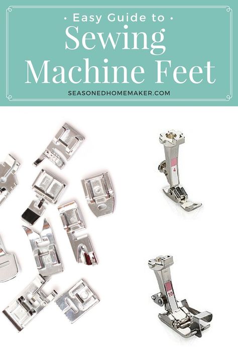 Did you know that you can drastically improve your sewing by just changing out a sewing machine foot? Learn which ones will make the most difference in this thorough series All About Sewing Machine Feet. I'll show you how simple it really is in this step-by-step tutorial. #howtouseasewingmachinefoot #howtosew #quiltingfeet #sewingfoottutorial #sewingmachinefoot Sewing Machines Best, Sewing Machine Feet, Beginner Sewing Projects Easy, Leftover Fabric, Quilting Techniques, Sewing Projects For Beginners, Sewing Skills, Love Sewing, Sewing Tools