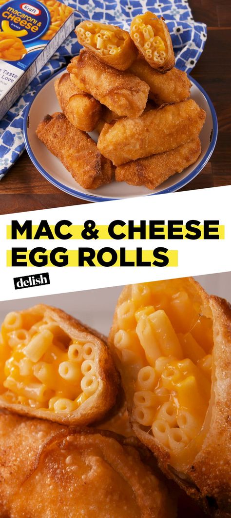 Cheese Egg Rolls, Egg Roll Wrapper, Egg Rolls Recipe, Chicken Spring Rolls, Cheese Rolls, Best Mac And Cheese, Egg Roll Wrappers, Egg Roll Recipes, Appetizers Recipes