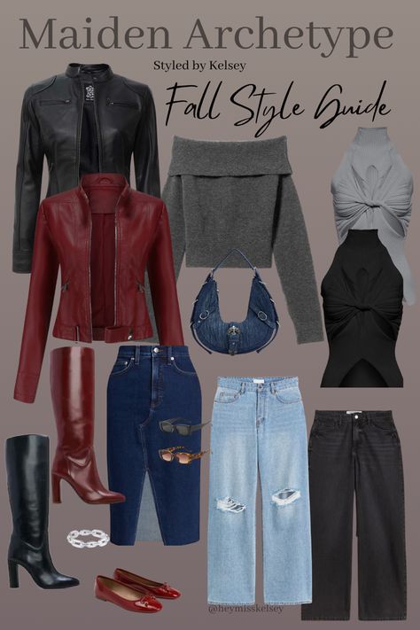 Maiden Style Archetype, Classy Denim Outfits, Heymisskelsey Archetypes, The Maiden Archetype Style, Cute Outfits Ripped Jeans, Maiden Archetype Outfit, The Maiden Archetype Outfit, The Maiden Archetype, 7 Feminine Archetypes