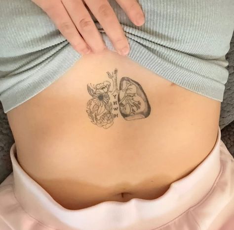 20+ Unique & Inspiring YHWH Tattoo Design Ideas Ywhw Lungs Tattoo, Subtle Bible Tattoos, Yahweh Lungs Tattoo, Yhwh Lungs Tattoo, Tattoo Ideas Female Biblical, Christian Back Tattoo Women, Mini Christian Tattoos, Yhwh Tattoo Lungs, Christian Neck Tattoos