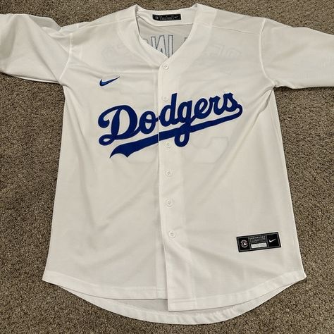 Dodgers Jersey Dodgers Jersey, Dodgers Shirt, La Dodgers Baseball, Dodgers Shirts, Dodgers Baseball, Fit Ideas, Baseball Jerseys, Business Ideas, Button Up