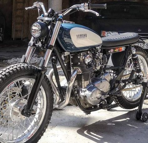 Yamaha Xs650 Scrambler, Old Motorcycles Vintage, Sr400 Scrambler, Xs650 Scrambler, Yamaha 650, Brat Motorcycle, Yamaha Xs650, Honda Scrambler, Cafe Racer Moto