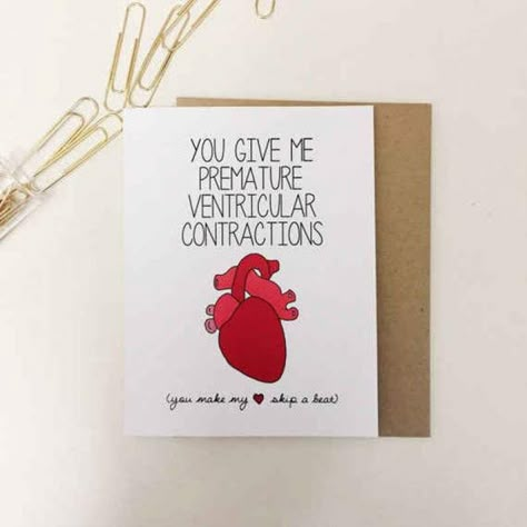 Valentines day cards for him #valentinescards Science Valentines Cards, Nerdy Valentines Cards, Valentines Cards Ideas, Valentine Gift Cards, Valentines Card Ideas, Creative Valentine Cards, Valentines Day Sayings, Valentine Fashion, Science Valentines