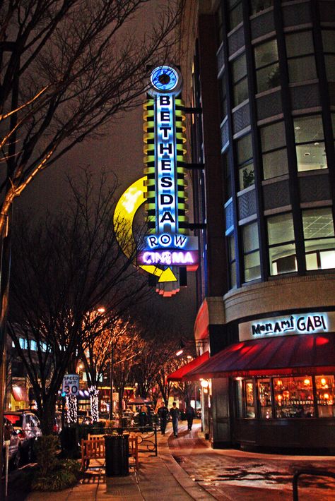 bethesda row Bethesda Maryland, Hilton Garden Inn, Urban Landscapes, Apartment Communities, Montgomery County, Cyberpunk Art, Urban Landscape, Art Galleries, Cool Places To Visit