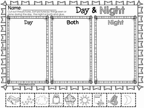 Day and Night Worksheet Best Of Pin by Cynthia Deen On Beginning Of the Year Kndergarten – Chessmuseum Template Library Day And Night Worksheet, 1st Grade Science, First Grade Science, Worksheets Kindergarten, Science Notebook, Science Notebooks, Time Worksheets, Kindergarten Science, Science Worksheets