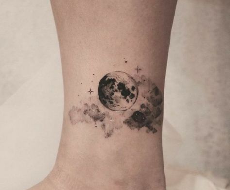 If you're looking for some inspiration for your next tattoo, or just want to see some of the most creative and well-done pieces out there, the subreddits r/tattoo and r/tattoos are the perfect places to start. Moon Clouds And Stars Tattoo, Feminine Full Moon Tattoo, Moon And Rocket Tattoo, Full Moon With Clouds Tattoo, Night Inspired Tattoos, Full Moon And Clouds Tattoo, Moon In Clouds Tattoo, Cloudy Moon Tattoo, Sky Sleeve Tattoo