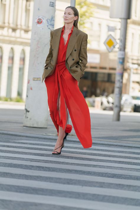 Colour Blocking Fashion, Petar Petrov, Vibrant Outfits, Fashion Runway Show, Tailored Skirt, Pink Trousers, Waistcoat Dress, Copenhagen Fashion Week, Runway Trends