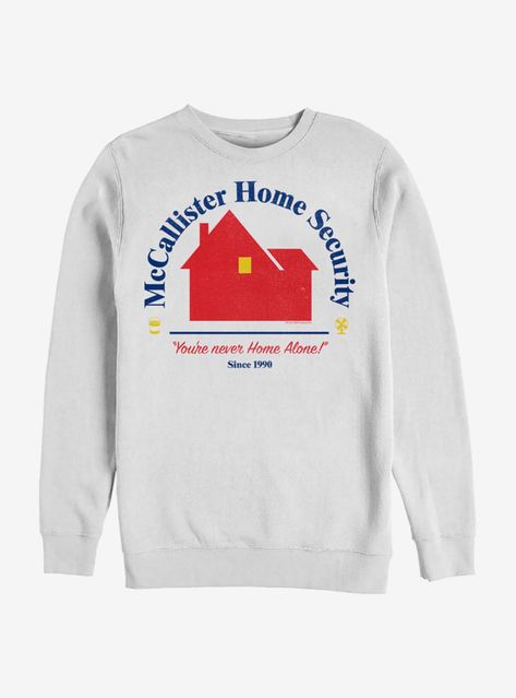 Home Alone Christmas Shirt, Themed Christmas Party, Home Alone Christmas, Security Logo, Pacsun Mens, Large Clothes, Mens Home, Home Alone, Funny Sweatshirts