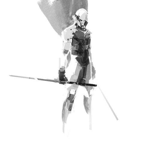 ArtStation - MGS sketches!!, richard anderson. flaptraps art studio Yoji Shinkawa, Science Fiction Design, Richard Anderson, Visual Library, Fantasy Horror, Fashion Design Sketch, Fun To Draw, Samurai Art, Concept Art Character