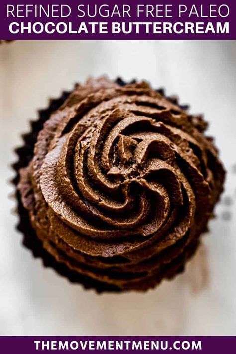 This paleo chocolate buttercream frosting is an easy to make recipe made with real dark chocolate and is perfect for decorating cakes and cupcakes. It is the best chocolate buttercream as it is rich and decadent without being too sweet. #buttercream #dessert #chocolate #paleo Chocolate Buttercream Frosting Recipe, Best Paleo Recipes, Chocolate Chip Blondies, Keto Chocolate Cake, Holistic Recipes, Chocolate Buttercream Frosting, Buttercream Frosting Recipe, Dessert Chocolate, Decorating Cakes