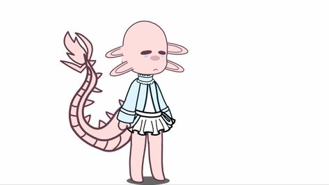 Axolotl Gacha Club, Axolotl Oc, Gacha Club Oc, Oc Gacha, Gacha Outfits, Gacha Oc, Character Outfits, Gacha Club, Gacha Life