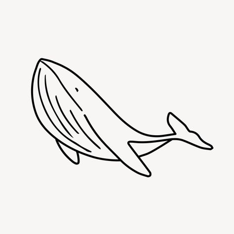 Wale Draw Simple, Whales Drawing Simple, Sea Creatures Outline, Ocean Animals Drawing Easy, Ocean Simple Drawing, Easy To Draw Sea Creatures, Simple Ocean Animal Drawing, Sea Animal Drawings Easy, Sea Animals Doodle