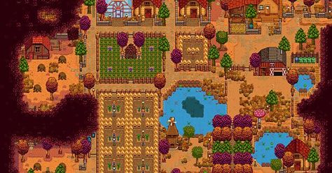 Forest Layout, Farm Map, Planting Layout, Stardew Farms, Forest Farm, Stardew Valley Layout, Layout Aesthetic, Stardew Valley Tips, Stardew Valley Farms