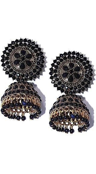 Beautiful Design Pearls Jhumka Earrings For Women & Girls Black Color This product data sheet is originally written in English. Description Beautiful Design Pearls Jhumka Earrings For Women & Girls Black Color Color ; Black Ideal valentine gift for girlfriend, wife or someone you Love Item will be send by ordinary registered airmail service (India Post) which may take 10 to 15 days but we assume maximum 28 business days for deliver it . You will have to sing on delivery at the time of receiving item As per the item weight and country location.      RETURN POLICY In case of any problems after receiving the item. Please contact within 7 days and only the purchase amount will be refunded not the postage amount. One side postage for returning the item will be paid by the buyer. Money will be r Valentine Gift For Girlfriend, Jhumka Designs, Valentine Gifts For Girlfriend, Jhumka Earrings, Girls Black, Gift For Girlfriend, Product Packaging, Earrings For Women, Girlfriend Gifts