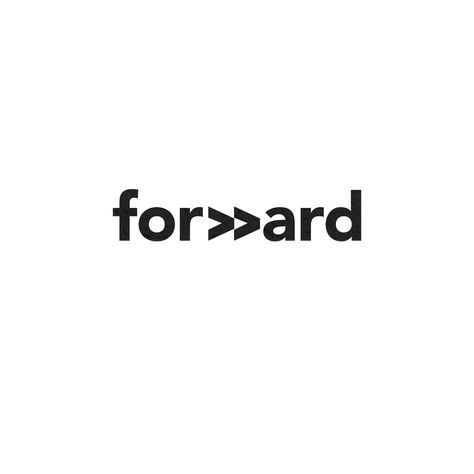 forward Fast Logo, Logo Design Negative Space, Editorial Branding, Typographic Logo Design, Bike Quotes, Typographic Logo, Fast Forward, Text Quotes, Typography Art