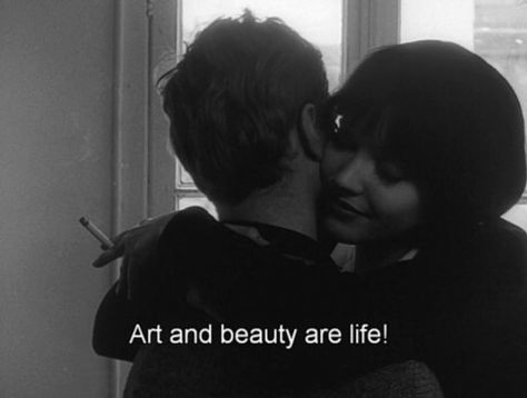 Philosopher Aesthetic, Cinema Quotes, French New Wave, Movies Quotes Scene, Jean Luc Godard, Movie Lines, Film Quotes, Film Stills, Hopeless Romantic