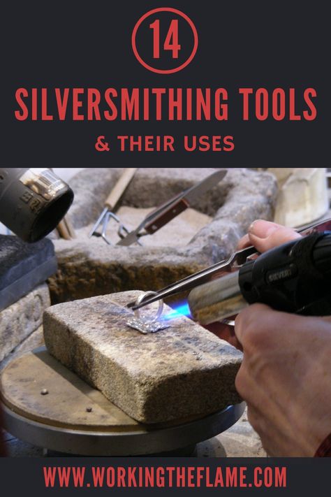 Jewelry Smithing, Silversmithing Tutorials, Silver Soldering, Jewelry Metalsmithing, Jewelry Soldering, Metal Jewelry Handmade, Jewel School, Silver Jewellry, Jewellery Making Tools