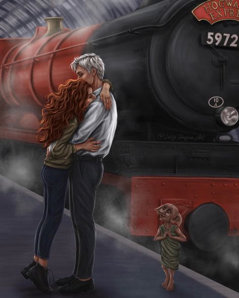 The Ghost Of You Dramione, Dramione Fan Art, Ghost Of You, Draco And Hermione, Hermione Granger, Harry Potter Fandom, Draco Malfoy, Hermione, Harry Potter Fan