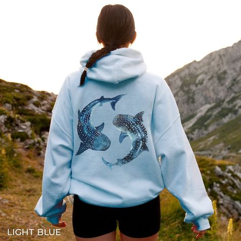 Ocean Inspired Style Whale Shark Hooded Sweatshirt, Mermaid Core Hoodie, Coconut Girl Granola Girl Hoodie, Hawaii Earth Day - Etsy Canada Work Mood, Mermaid Core, Girl Hoodie, Coconut Girl, Ocean Inspired, Whale Shark, Granola Girl, Ocean Inspiration, Hoodie Girl