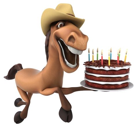 Illustration 3d De Cheval Drôle | Premium Photo #Freepik #photo #cheval #gateau-anniversaire #gateau-bougie #part-gateau Funny Horse Pictures, Donkeys, 3d Illustration, Photo Illustration, Premium Photo, Sonic, Dessert, Horses, Clip Art