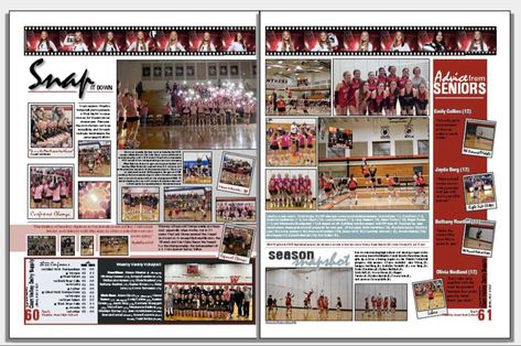 This was a DPS in the 2023 “The Ski” Yearbook, out of Westby, WI. Their theme was “Capture the Memories”. Yearbook Basketball Spreads, Volleyball Yearbook Spread, Basketball Yearbook Spread, Yearbook Design Layout Creative, Yearbook Page Layout, Yearbook Design Layout, Photography Sketchbook, Yearbook Spreads, Yearbook Layouts