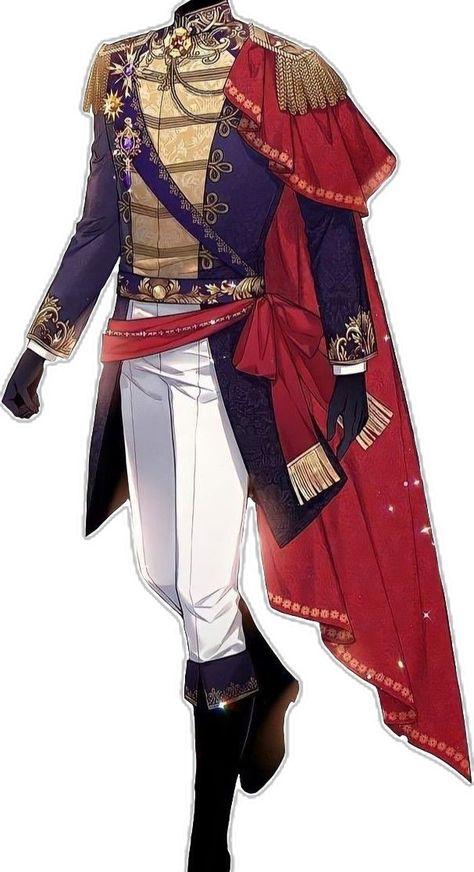 Royal Clothes Drawing Reference, Royal Outfit Drawing Male, Prince Clothes Royal Drawing, Fantasy Knight Outfit Male, Royal Clothing Drawing, Medival Outfits Male Art, Cape Character Design, Male Fantasy Clothing Royal, Royal Outfits Male