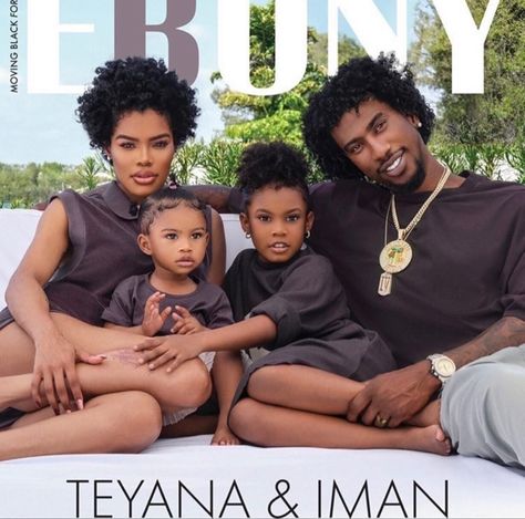 Iman Shumpert, Ebony Magazine, Black Family, Teyana Taylor, Image Swag, Black Love Couples, Family Matters, Black Families, Cute Family