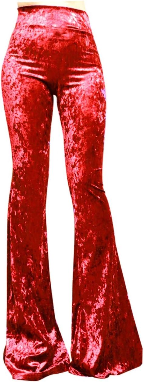 Amazon.com: ShopMyTrend SMT Women's High Waist Wide Leg Long Bell Bottom Yoga Pants X-Large Velvet Purple : Clothing, Shoes & Jewelry Bell Bottom Yoga Pants, Velvet Bell Bottoms, Tall People, Velvet Clothes, Bell Bottom, Crushed Velvet, Wearing Black, Bell Bottoms, Red Formal Dress