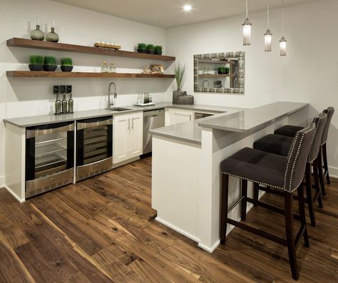 Basement Kitchen Island Ideas, Modern Basement Kitchenette, Small Basement Kitchen, Bar Countertop, Bar Countertops, Basement Bar Design, Basement Kitchenette, Basement Remodel Diy, Basement Bar Designs