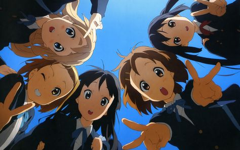 /K-ON!/#1075007 - Zerochan | K-On! | Kakifly | Kyoto Animation / Hirasawa Yui, Tainaka Ritsu, Akiyama Mio, Kotobuki Tsumugi, and Nakano Azusa Yui Hirasawa, Belle Cosplay, Cute Nerd, Anime Group, Kyoto Animation, K On, It Goes On, Fullmetal Alchemist, Computer Wallpaper