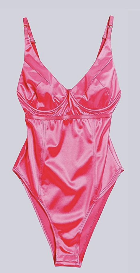 Hot Pink Bodysuit Outfit Summer, Hot Pink Bodysuit Outfit, Pink Bodysuit Outfit, Bodysuit Outfit Summer, Butterfly Stomach, Hot Pink Bodysuit, Pink Bodysuit, Body Suit Outfits, Cutout Bodysuit