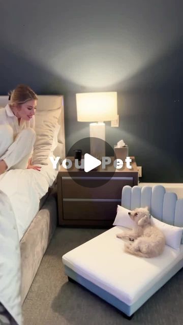 The Hooman Life on Instagram: "Treat your pet like family? 🐾 Upgrade their sleep with Hooman beds! Designed to mirror your own bed, with plush memory foam and 400-thread-count sheets that are washable and germ-free. Say goodbye to smelly beds and hello to luxury comfort your pet will love. Plus, every purchase donates a bed to a pet in need. Perfect for small dogs and cats. Try it risk-free with our 30-night sleep trial + get free shipping. Upgrade now at TheHoomanLife.com 💗 💗" Love Plus, Night Sleep, Dogs And Cats, Small Dogs, Memory Foam, Dog Cat, Sleep, Thread, Pet