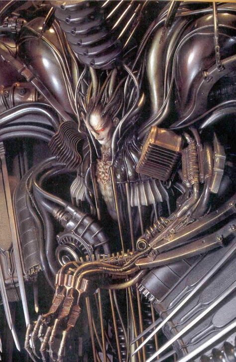 Takayuki Takeya Takayuki Takeya, Giger Art, Sculpture Inspiration, Serial Experiments Lain, 70s Sci Fi Art, Scifi Fantasy Art, Digital Sculpture, 3d Figures, Cosmic Horror