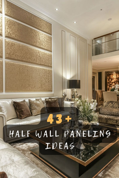 Want to add character to your rooms? Discover 43 creative half wall paneling ideas that transform your spaces with texture and style. From classic wainscoting to modern patterns, these designs offer endless possibilities. Click to explore all the inspiring ideas and give your walls a fresh look. #WallPaneling #HomeDecor #InteriorDesign #StylishWalls #CreativeSpaces #HomeInspiration #PanelingIdeas Half Wall Paneling Ideas, Half Wall Paneling, Classic Wainscoting, Wall Paneling Ideas, Wood Shiplap, Paneling Ideas, Wainscoting, Fresh Look, Modern Pattern