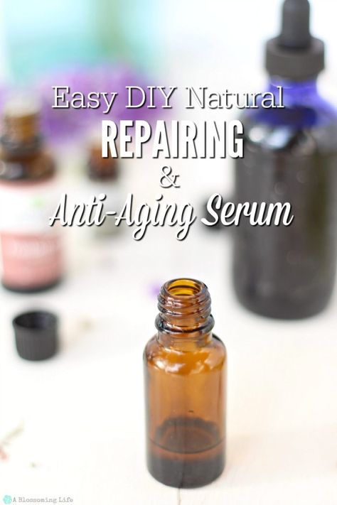 Diy Face Serum Recipe, Diy Face Serum, Diy Anti Aging Serum, Face Serum Recipe, Serum Recipe, Serum Anti Age, Skin Care Routine For 20s, Diy Anti Aging, Anti Aging Creme