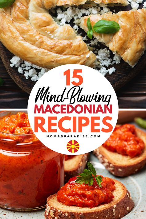 Macedonian Food, Foreign Food, Serbian Recipes, Traditional Dishes, Bulgarian Recipes, People Food, Moroccan Food, Exotic Food, European Food